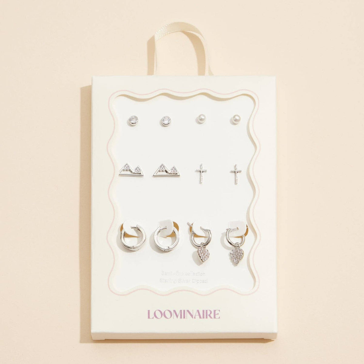Outdoor Lover - Hiker Earring Set 18K Gold Dipped
