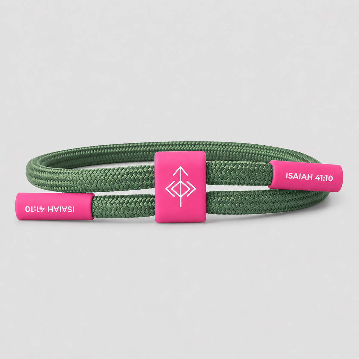 YOU'RE NOT ALONE Christian Cord Bracelet, Faith Gifts
