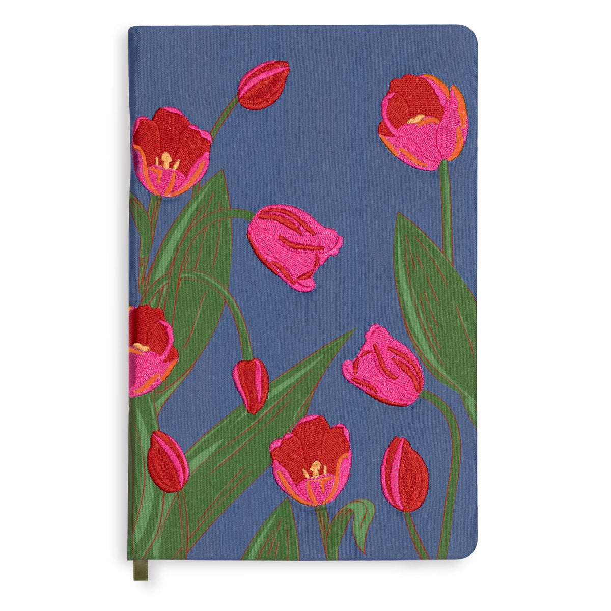 Fabric Journal, Tulips on Quiet Harbor