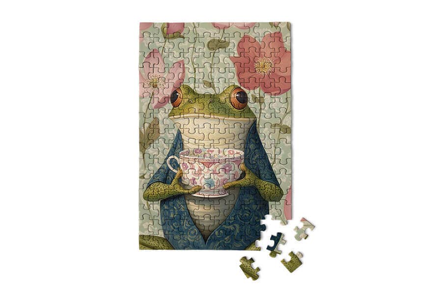 Tea Time Frog