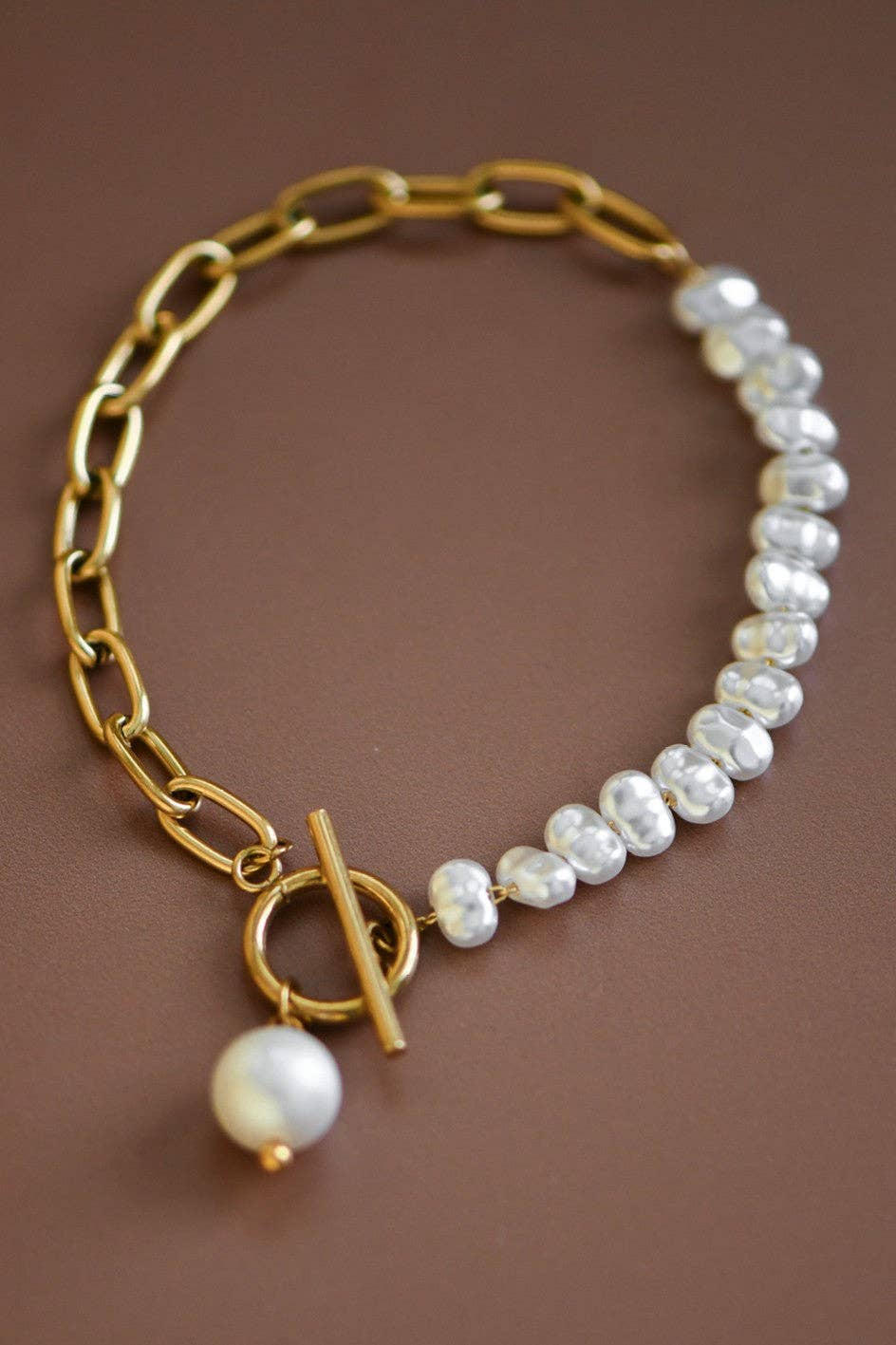 18K Gold Plated Waterproof Stainless Steel Chain Bracelet - 7072: S0OX3T7072