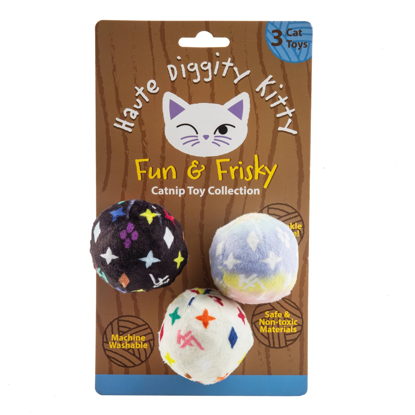 Kitty Vuiton Monogram Balls Catnip Toys