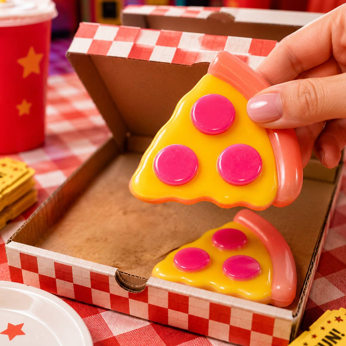 UPD TSPZ 3.25" Pizza Soft Doh Squish - 12 pcs