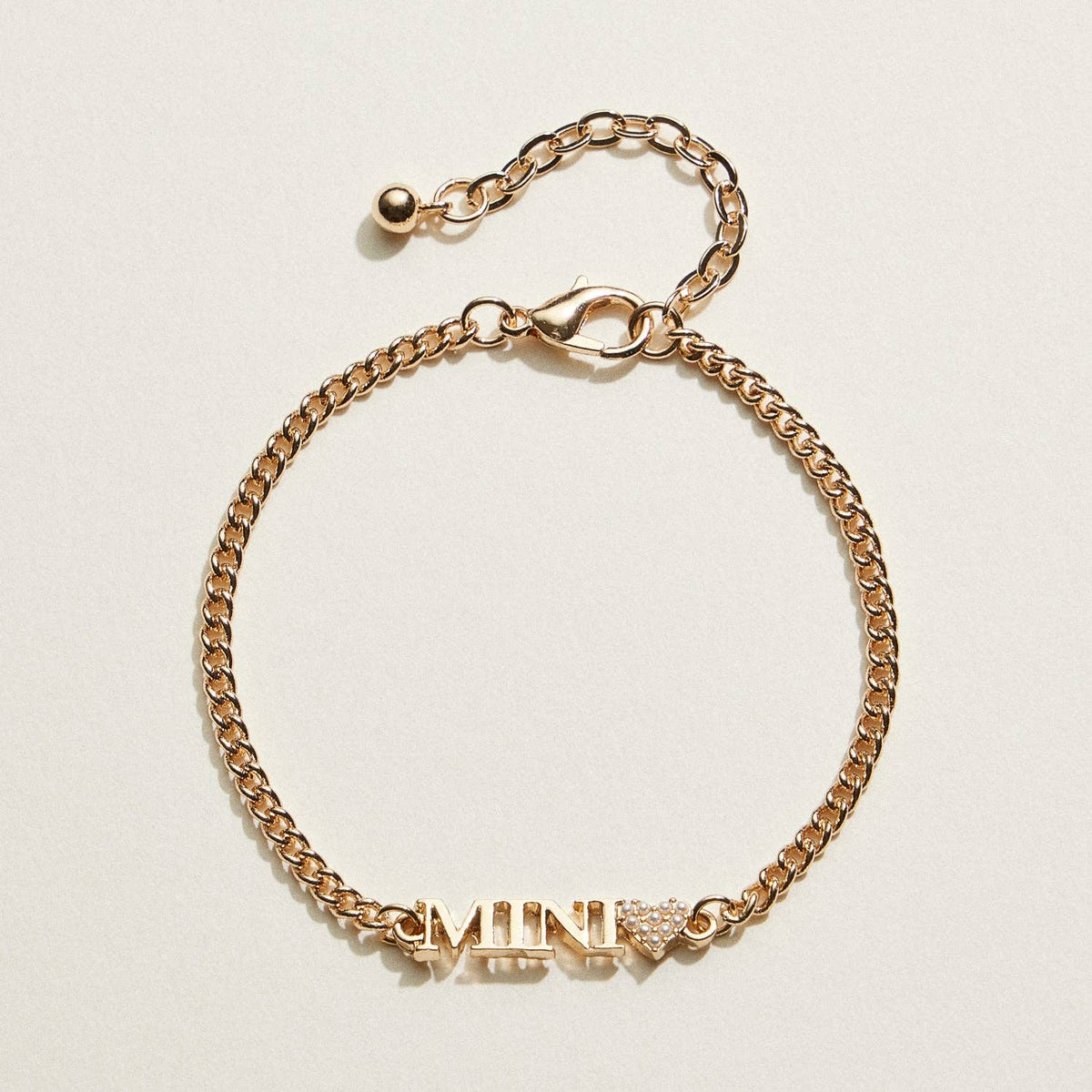 Gold Chain Mama Mini Heart Bracelet 2-in-1 Set | Mama Mini Jewelry