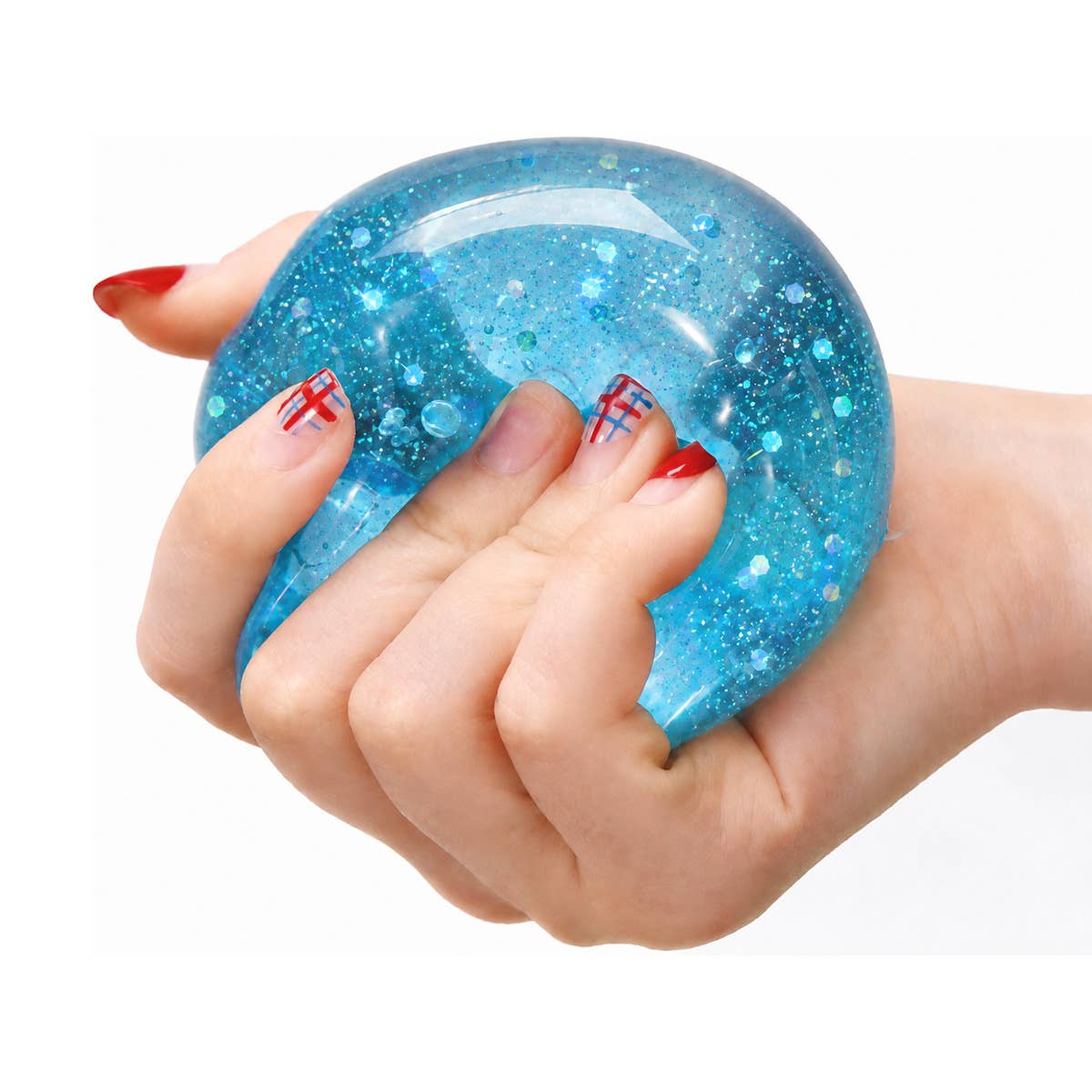 UPD GCSS Glitter Ice Cube 1.75" Squish Fidget Toy - 24 pcs