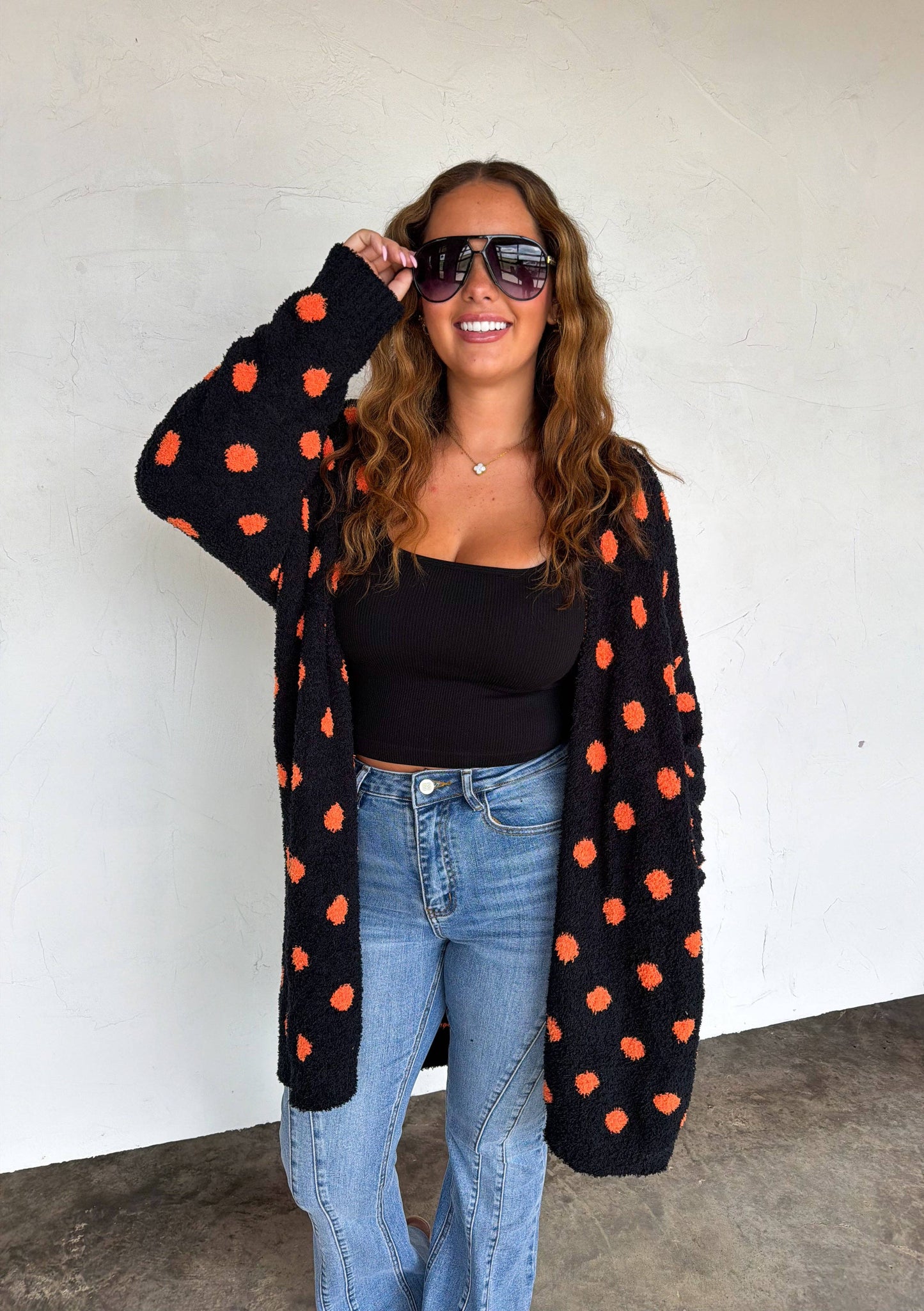 PREORDER- 2ND CUT- BOO CREW REVERSIBLE CLOUD CARDIGAN