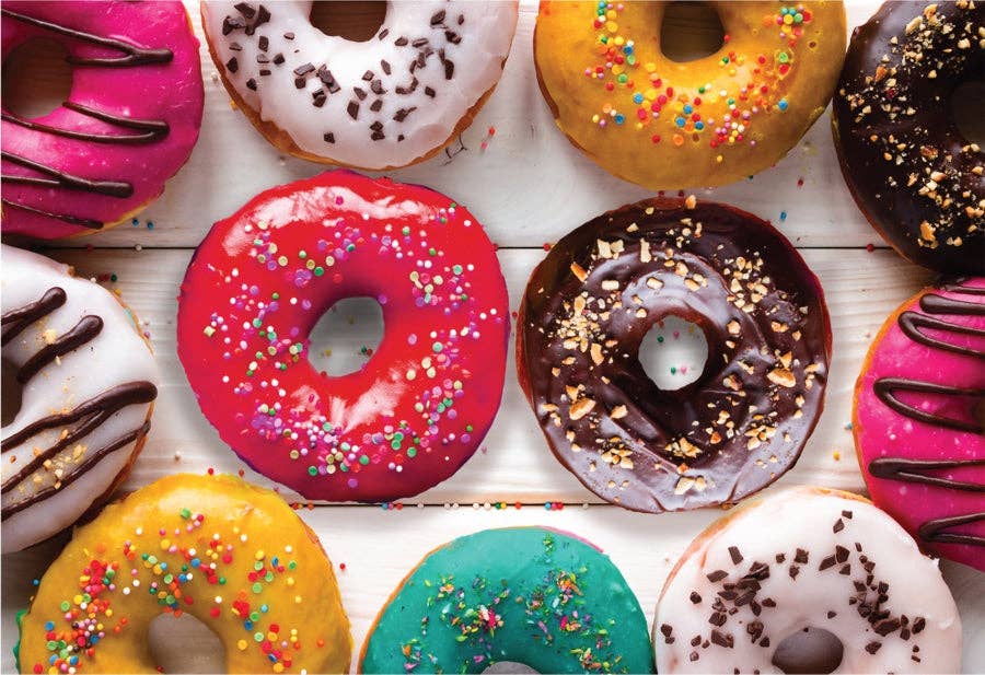 2037 Calories - Donuts Micro Jigsaw Puzzle