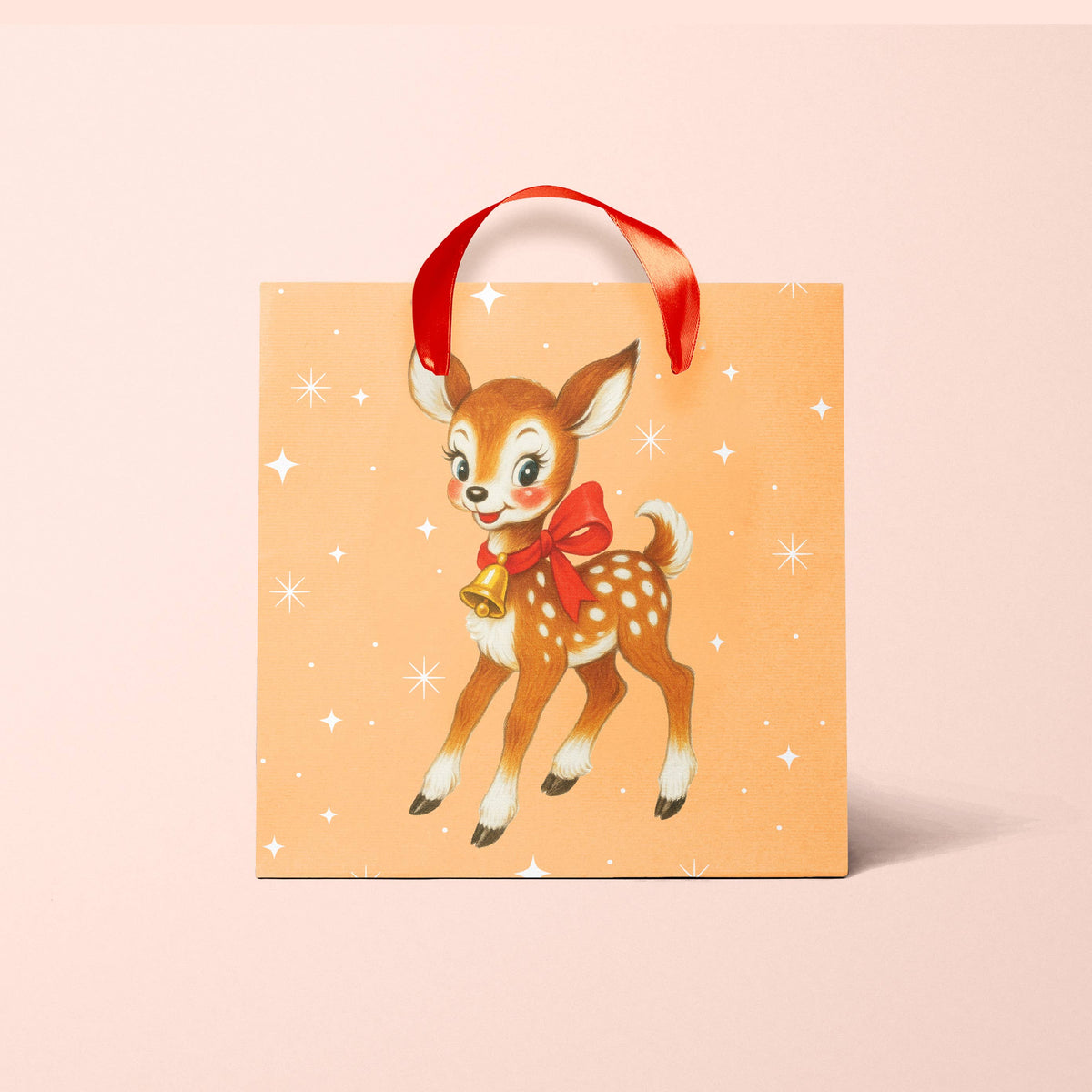 Retro Deer Gift Bag