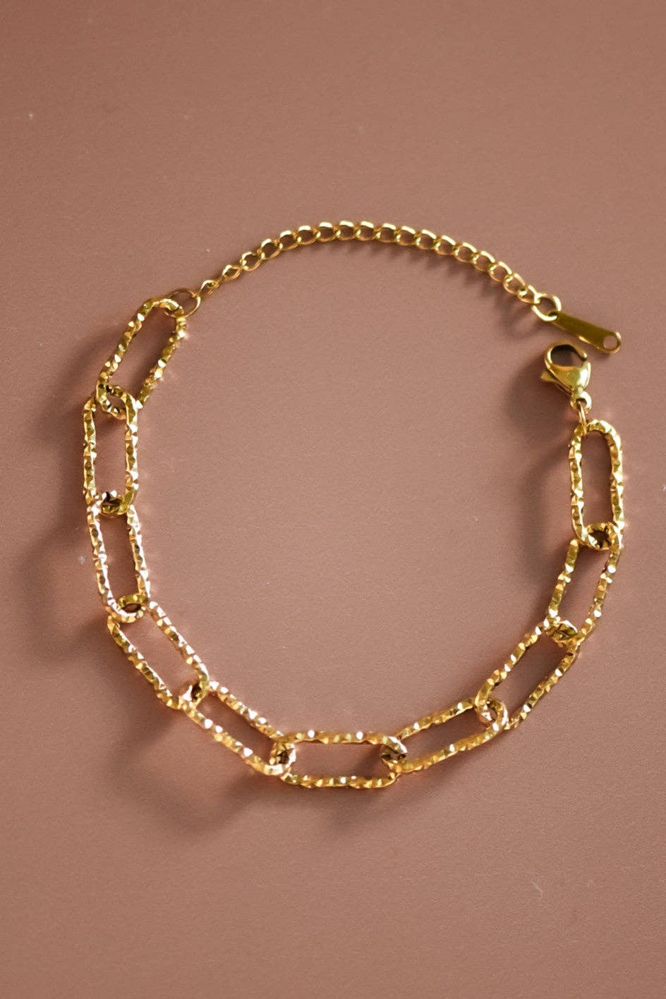 18K Gold Plated Waterproof Stainless Steel Chain Bracelet - 7069: S0OX3T7069