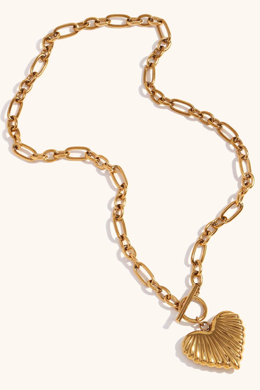 18K Gold Plated Waterproof Stainless Steel Chain Necklace - 7789: S0OX3T7789