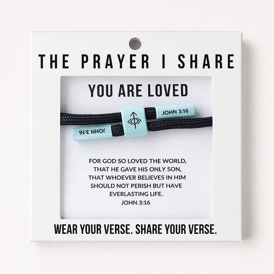 YOU ARE LOVED Christian Cord Bracelet, Faith Gifts