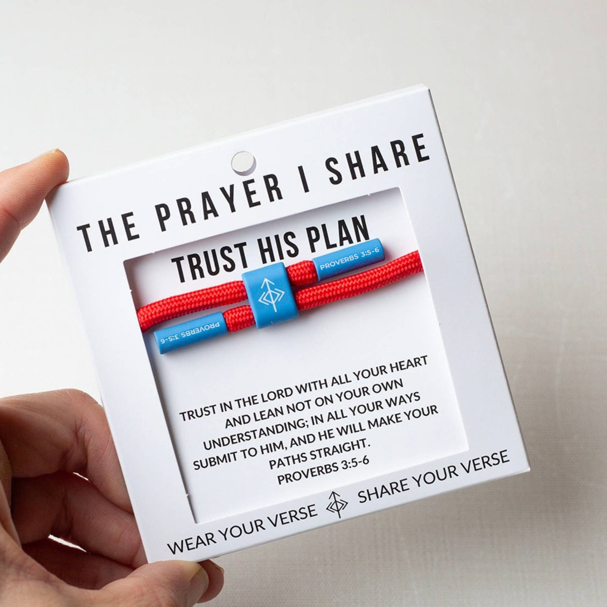 TRUST HIS PLAN Christian Cord Bracelet, Student, Athletes
