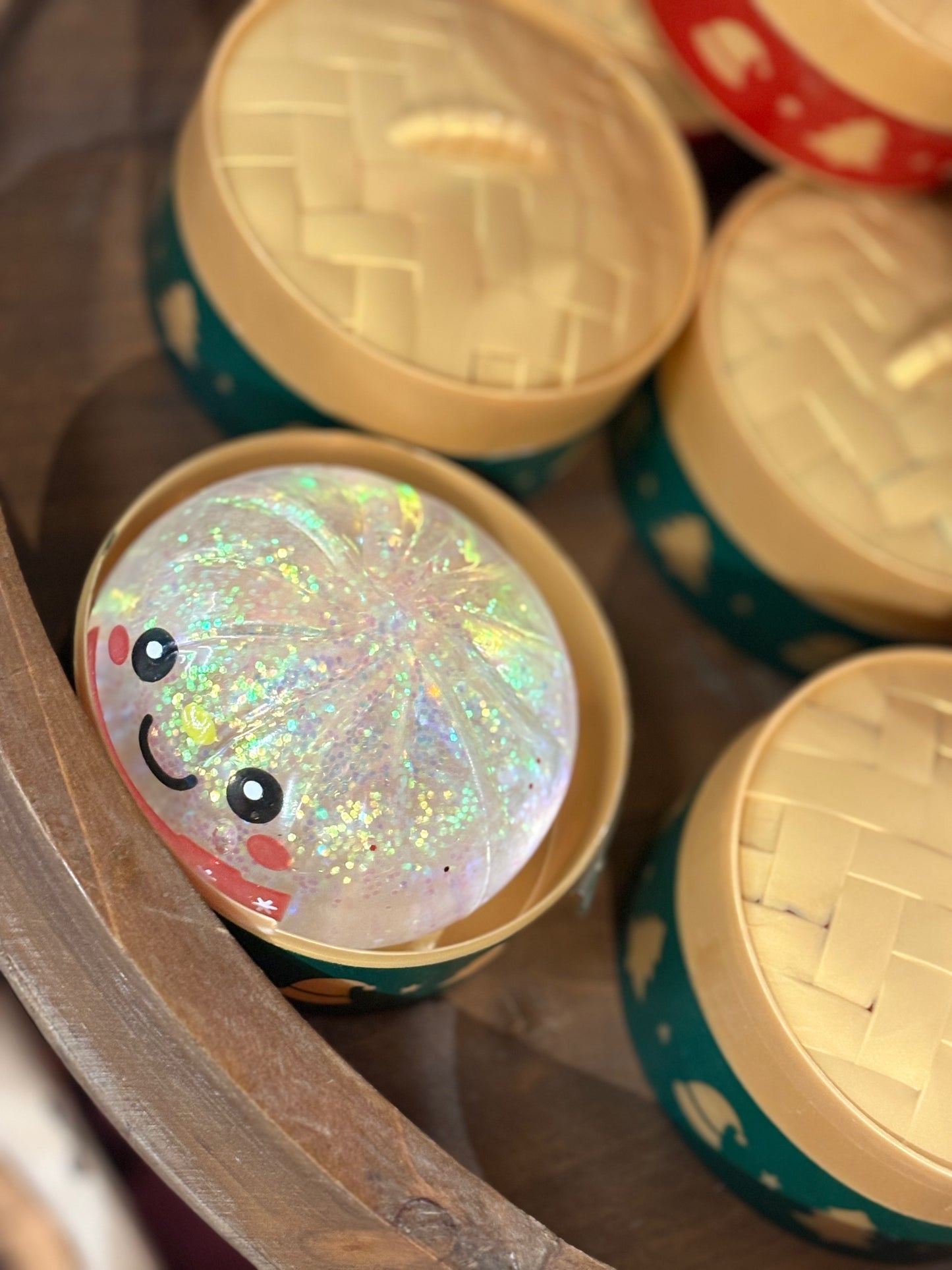 Mystery Christmas Glitter Squishy Dumpling