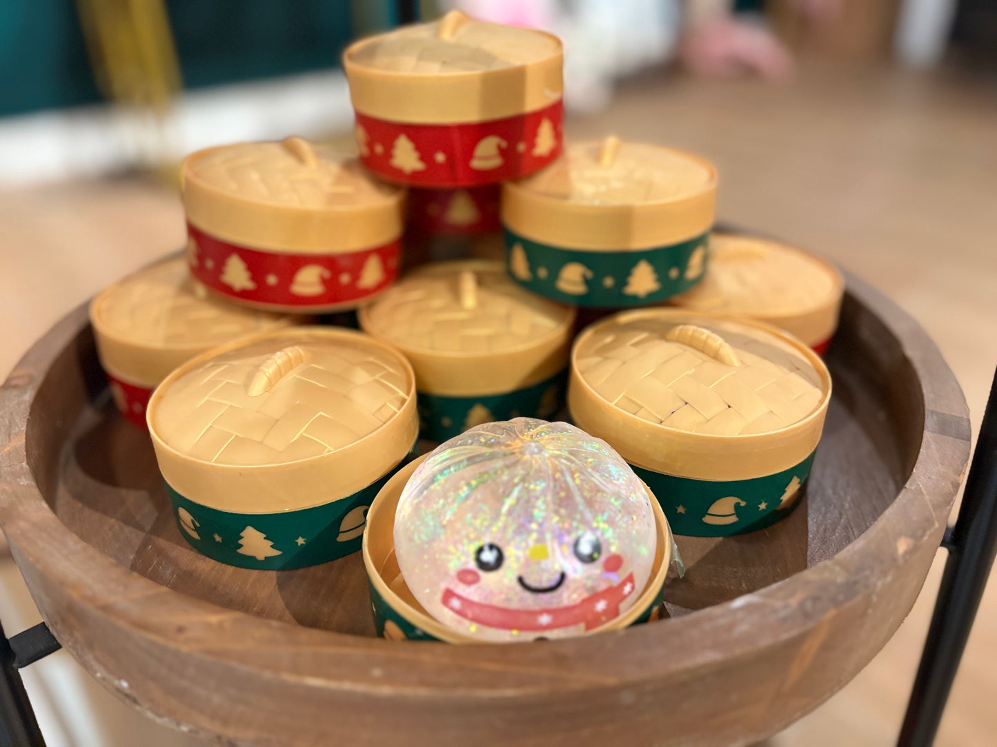 Mystery Christmas Glitter Squishy Dumpling