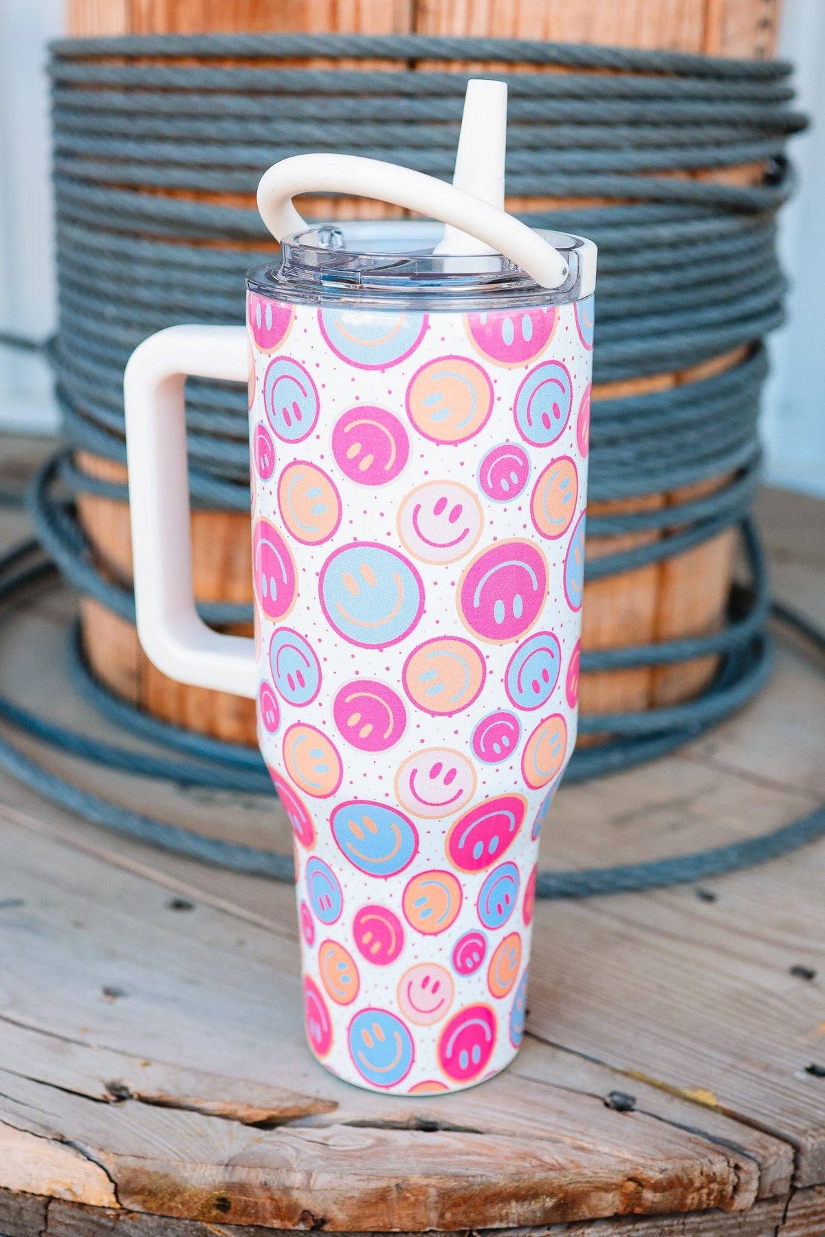The Hydrate+ 40oz Tumbler - Happy Daze