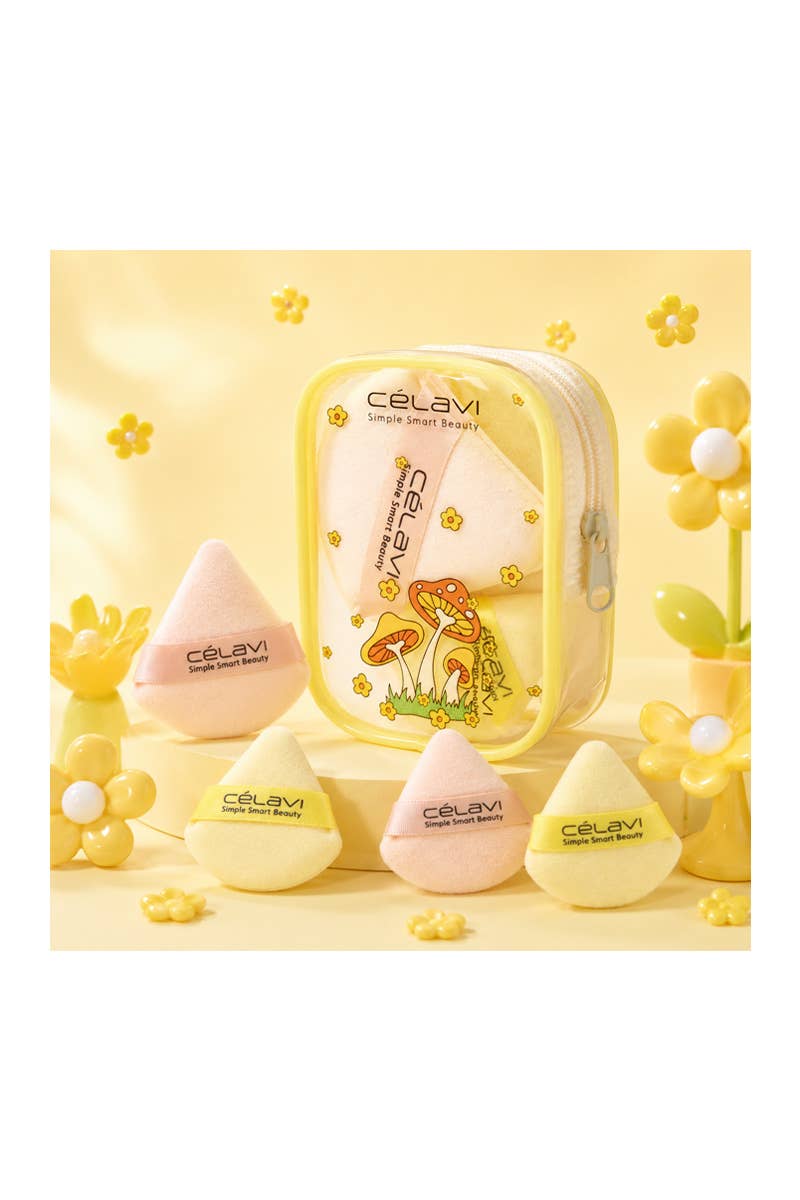 Celavi 46066R1 Shroomy Puffs Set with Carrying Bag - 6 pcs