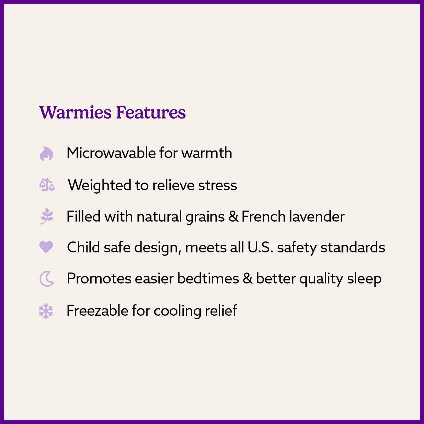 Mallard Warmies Heatable Plushie Lavender Scented Weighted