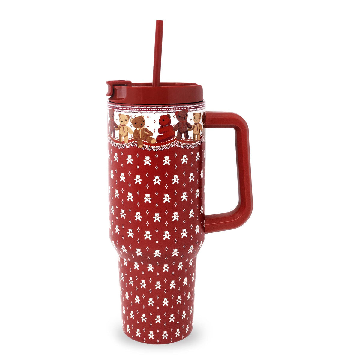 Stainless Steel 40 oz. Tumbler, Beary Ditsy