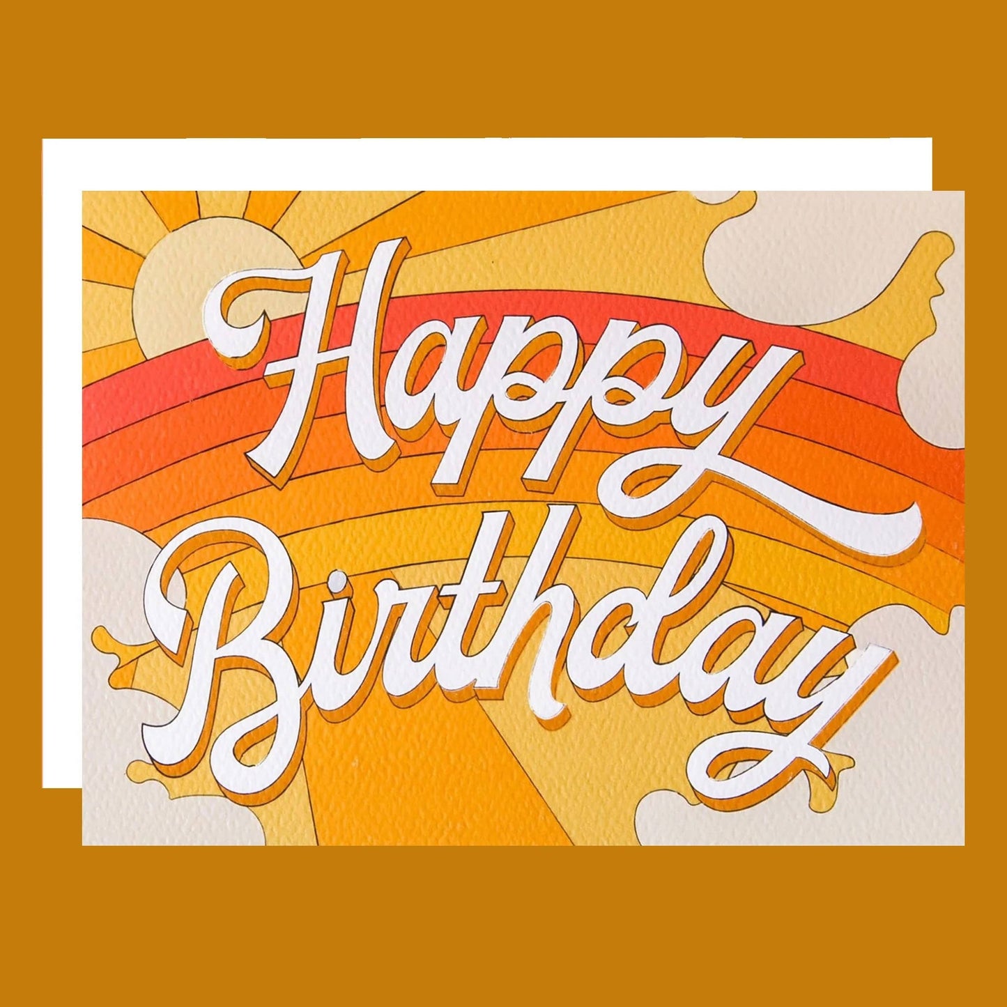 Happy Birthday Yellow Card