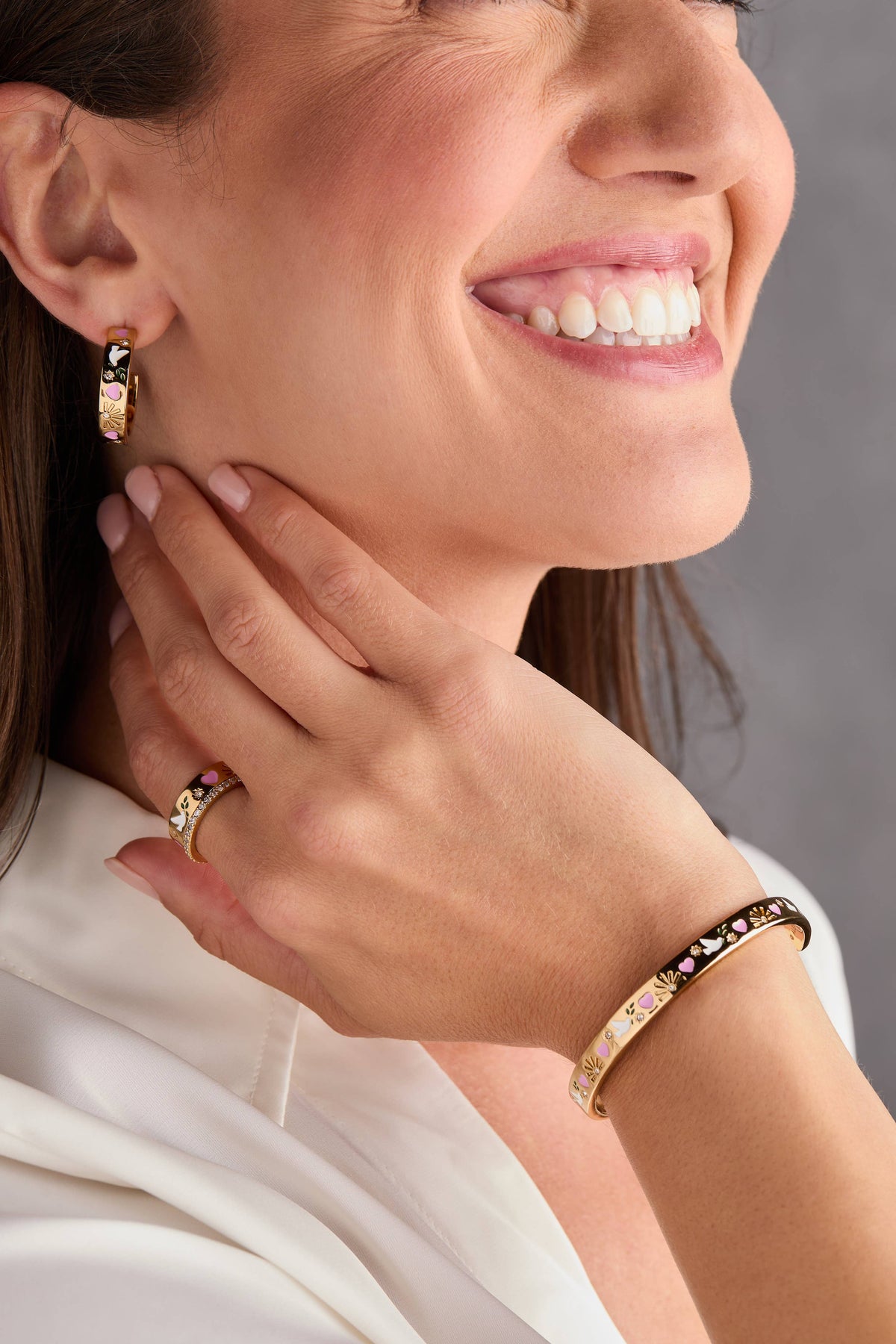 'Pray, Wait and Trust' Ring Set of 2