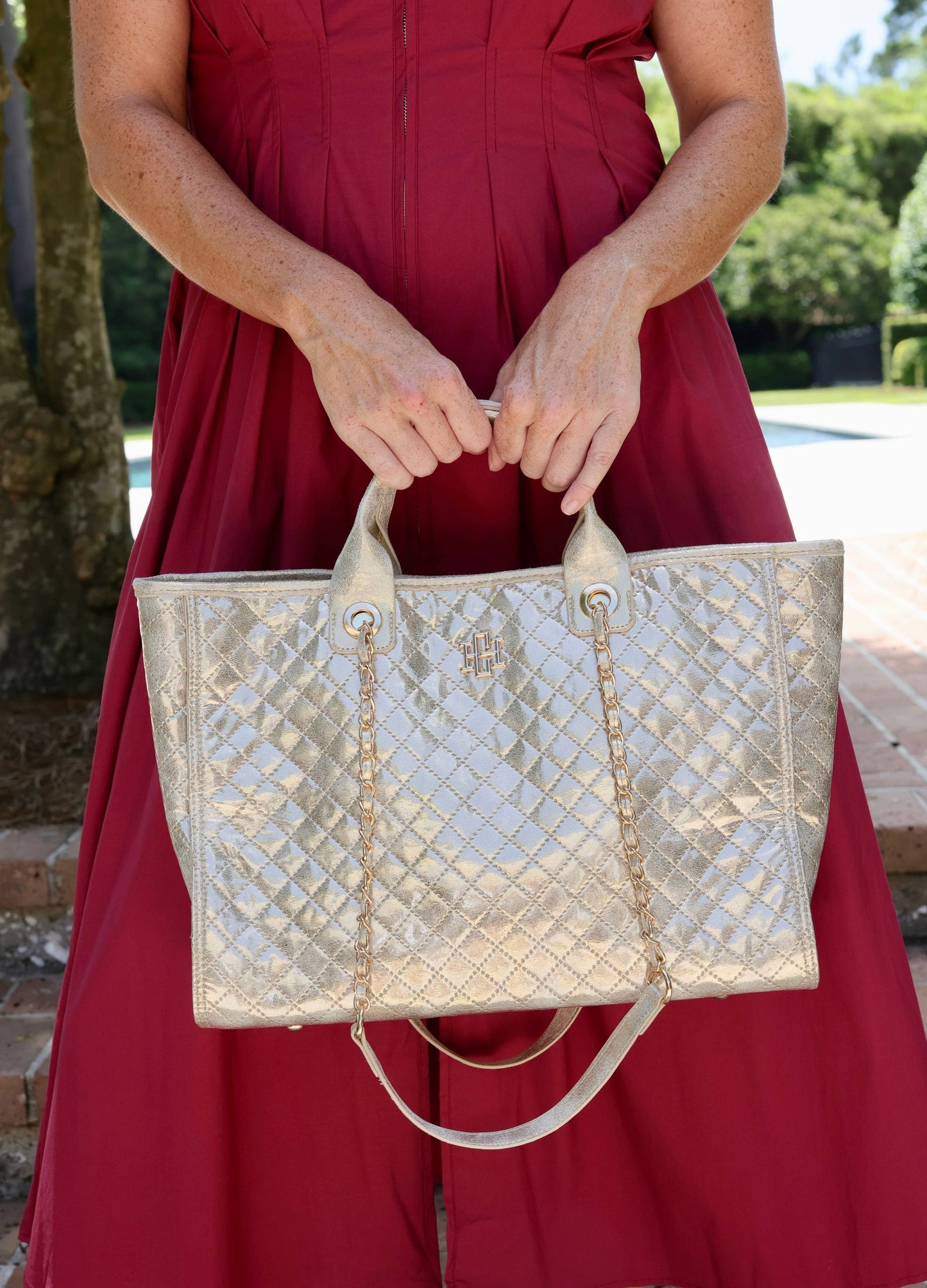 Missy Tote Champagne Pop