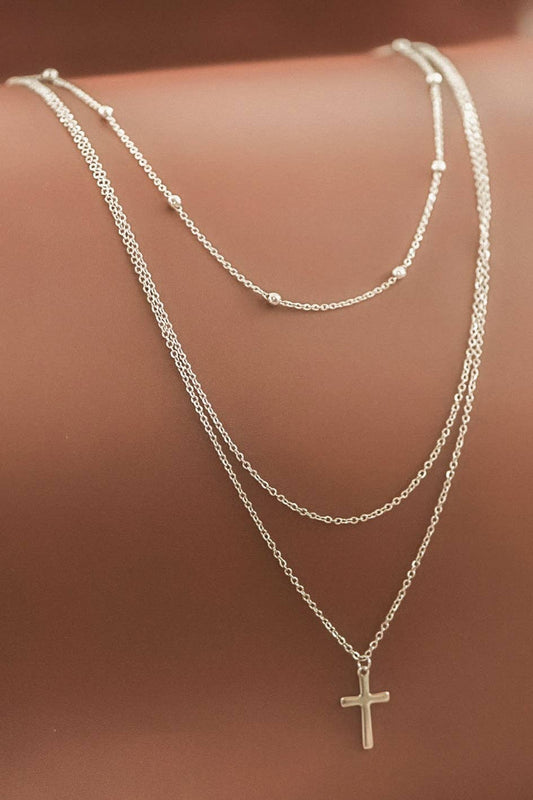 Tarnish-Resistant Waterproof Stainless Steel Chain Necklace - 6949: S0OX3T6949 Silver