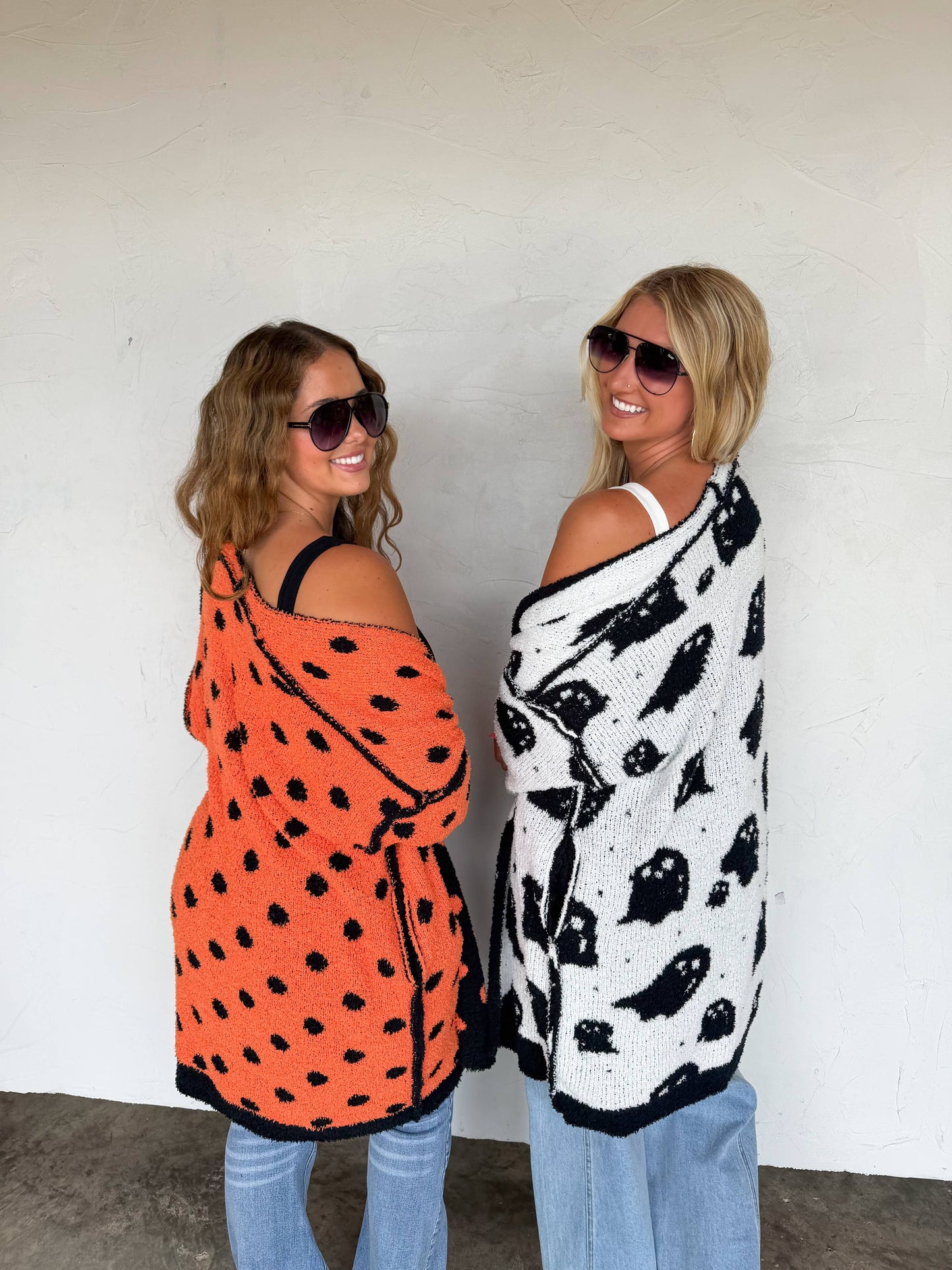 PREORDER- 2ND CUT- BOO CREW REVERSIBLE CLOUD CARDIGAN