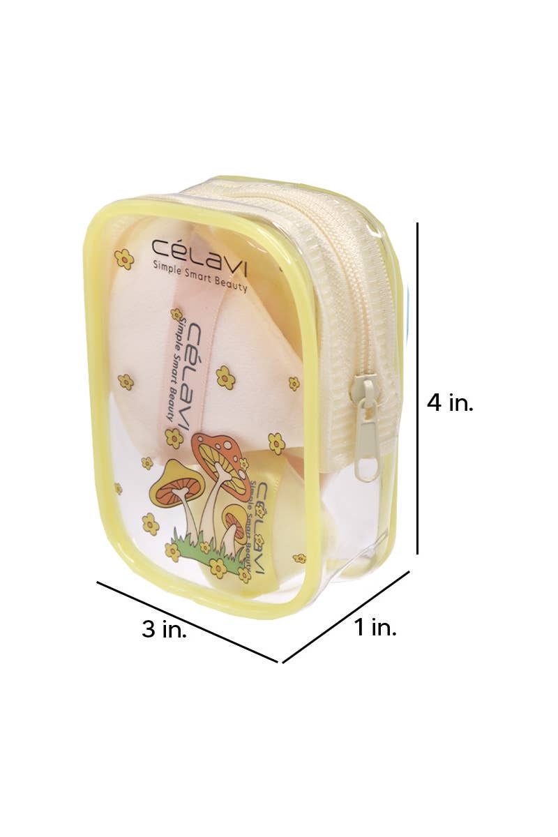 Celavi 46066R1 Shroomy Puffs Set with Carrying Bag - 6 pcs