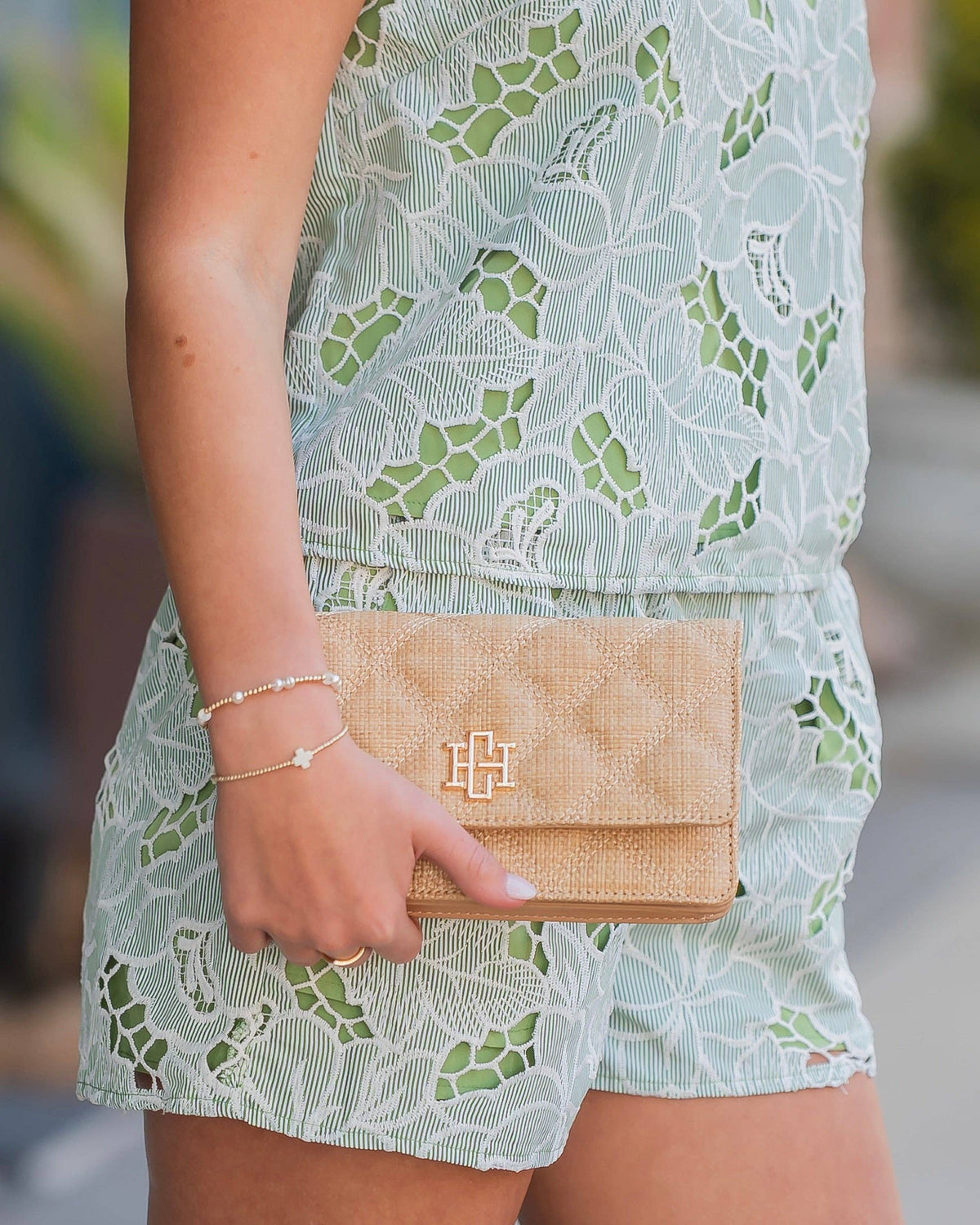 Brynleigh Clutch Crossbody Natural DQ