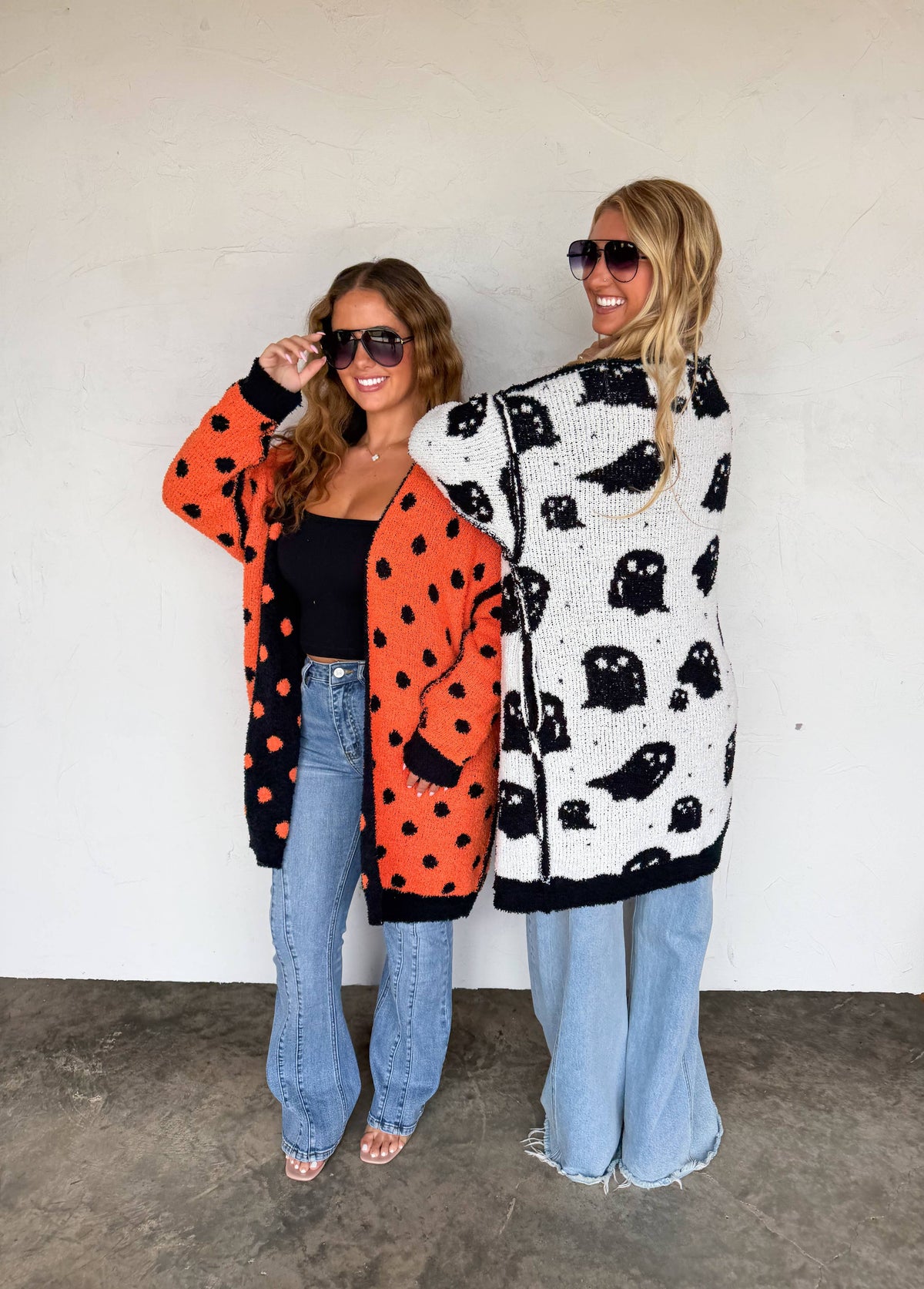 PREORDER- 2ND CUT- BOO CREW REVERSIBLE CLOUD CARDIGAN