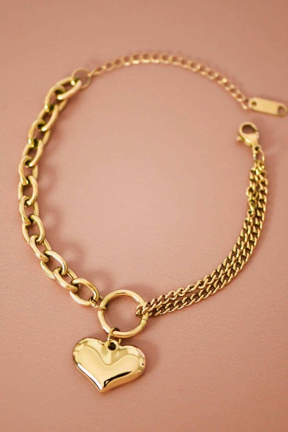 18K Gold Plated Waterproof Stainless Steel Chain Bracelet - 7363: S0OX3T7363
