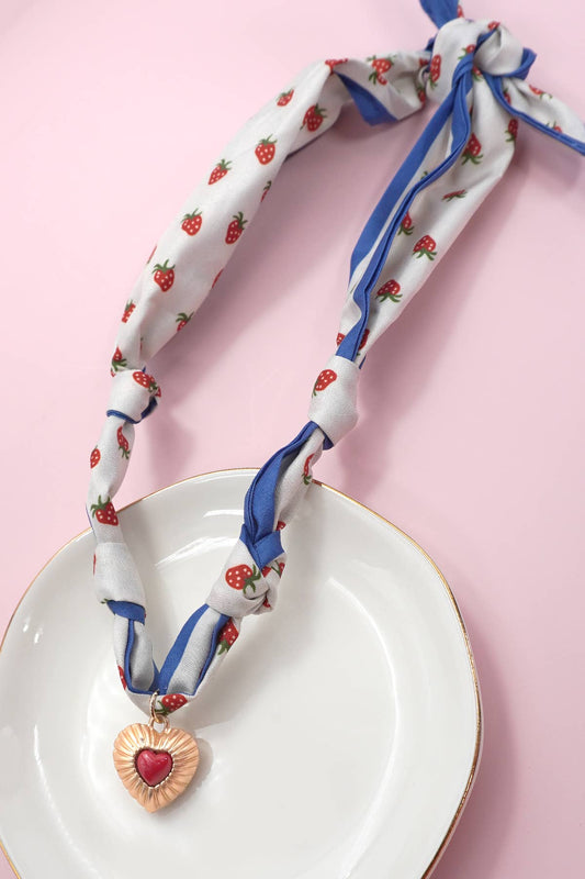 HANDMADE SCARF CHARM NECKLACE | 80N91790: S